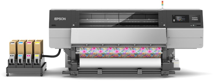 Epson presenta una nueva impresora industrial de sublimación de tinta de 76 pulgadas con rollo Jumbo opcional