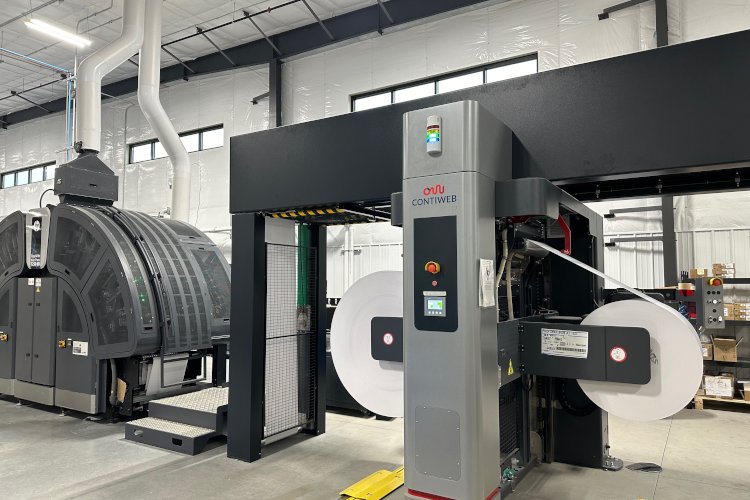 Seaway Printing aumenta la productividad en la impresi&oacute;n de inyecci&oacute;n de tinta en bobina y offset de hoja con el desbobinado continuo de Contiweb