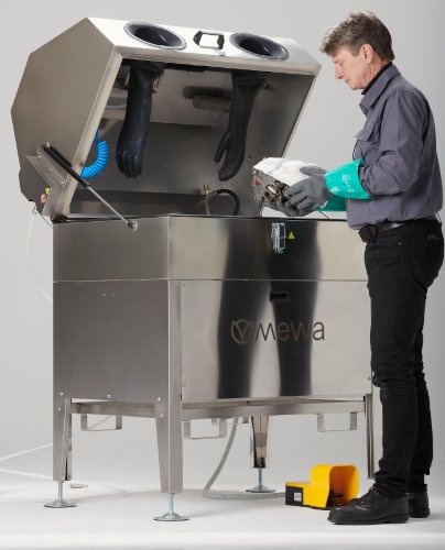 Los productos del servicio integral de Mewa son eficientes y sostenibles para la limpieza industrial