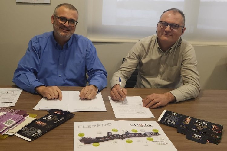 Jos&eacute; Antonio Gacio Lata, Imagraf CEO y Juan Senra Commercial Director, Imagraf