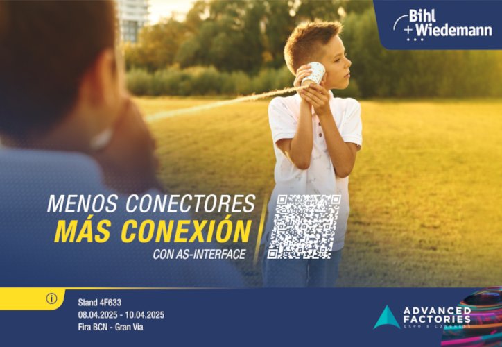 Bihl+Wiedemann mostrar&aacute; la nueva generaci&oacute;n de AS-Interface en Advanced Factories 2025