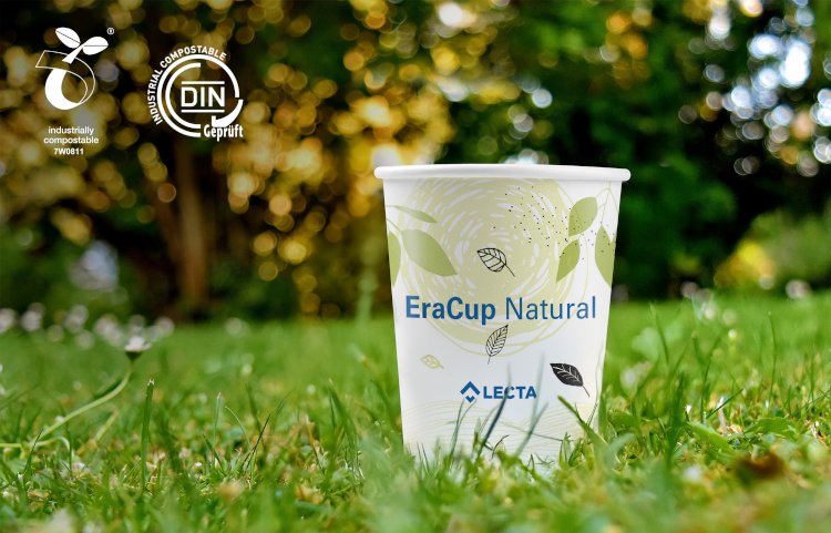EraCup Natural de Lecta obtiene la certificaci&oacute;n de compostabilidad industrial DIN CERTCO