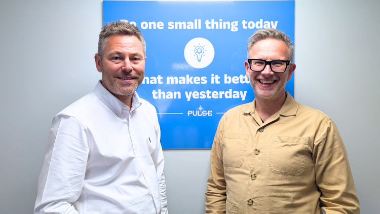 Richard Wood (left), Global Sales Director, and Jim Whitehead (right), Commercial Director - Pulse
