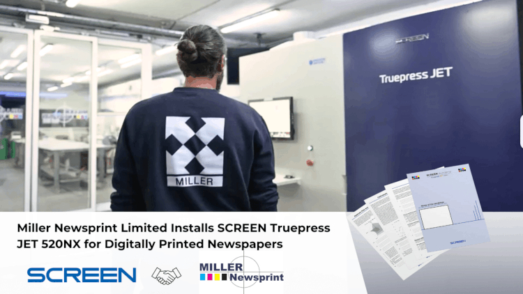 Miller Newsprint Limited instala la SCREEN Truepress JET 520NX para la impresi&oacute;n digital de peri&oacute;dicos