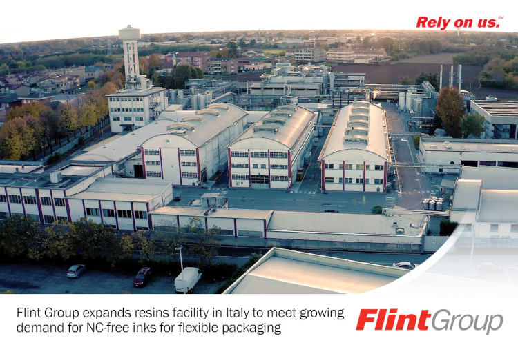 Flint Group expands resins facility in Italy to meet Growing Global Demand for NC-free inks for flexible packaging