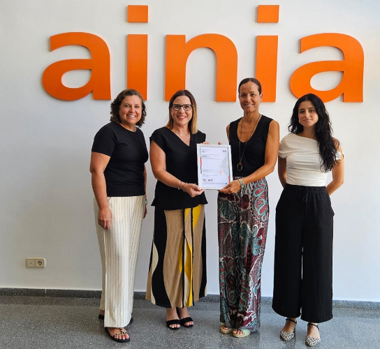 AINIA obtiene la certificación ISO 45001 y refuerza su compromiso con la seguridad laboral