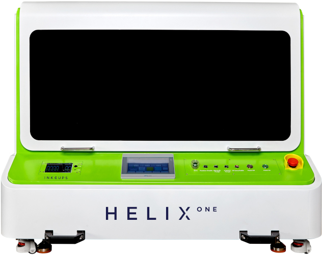 Inkcups updates the Helix ONE® benchtop cylindrical direct-to-object printer
