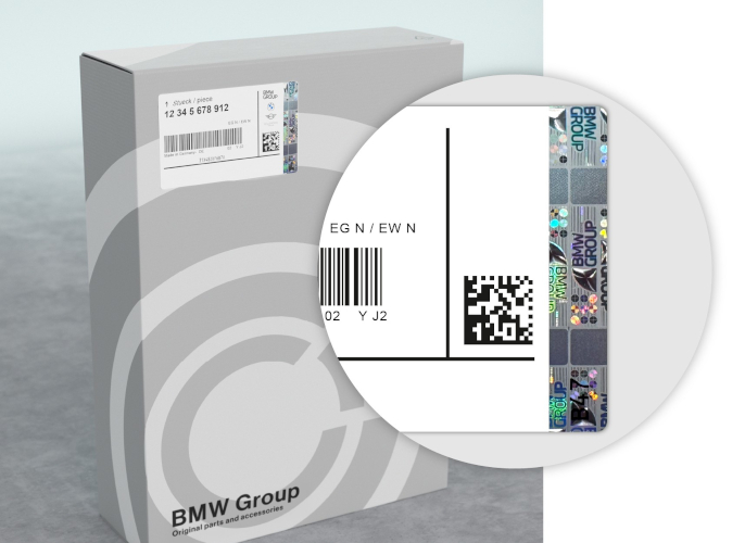 KURZ SCRIBOS products support the BMW Group to enhance protection against counterfeit spare parts