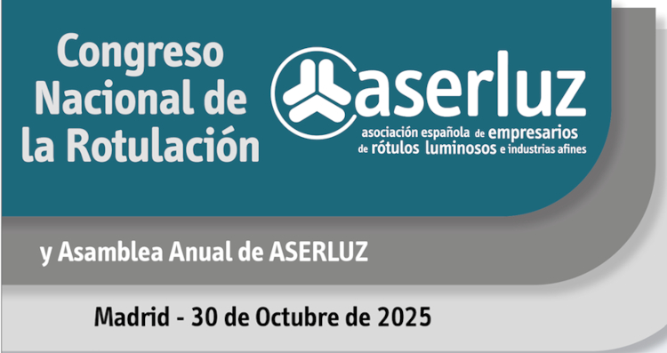 Aserluz celebrará el congreso nacional de la rotulación