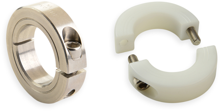 Acoplamientos r&iacute;gidos y collarines de eje para sistemas de procesado, empaquetado y envasado de alimentos