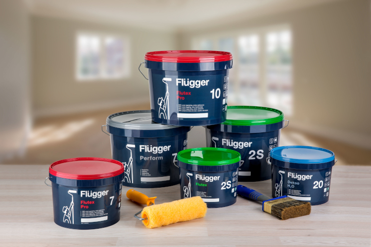 Amcor y Flügger presentan un envase de pintura con un 50 % de material reciclado y una imagen renovada