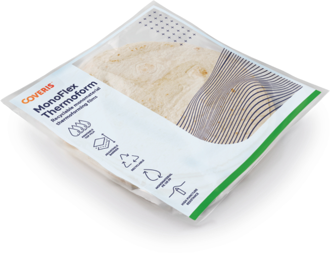 Coveris introduce envases monomaterial para tortillas