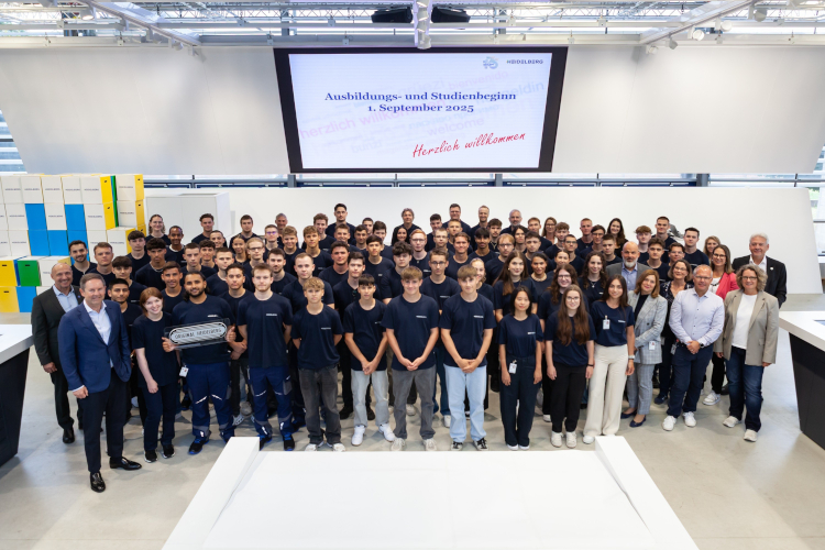 Inicio de un nuevo año de formación en HEIDELBERG: fomentar el talento joven garantiza la capacidad futura de innovación