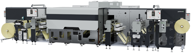 Domino y Grafotronic demuestran conjuntamente la impresión híbrida en Labelexpo