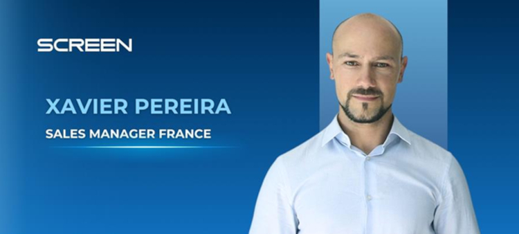 SCREEN Europe nombra a Xavier Pereira National Sales Manager para Francia