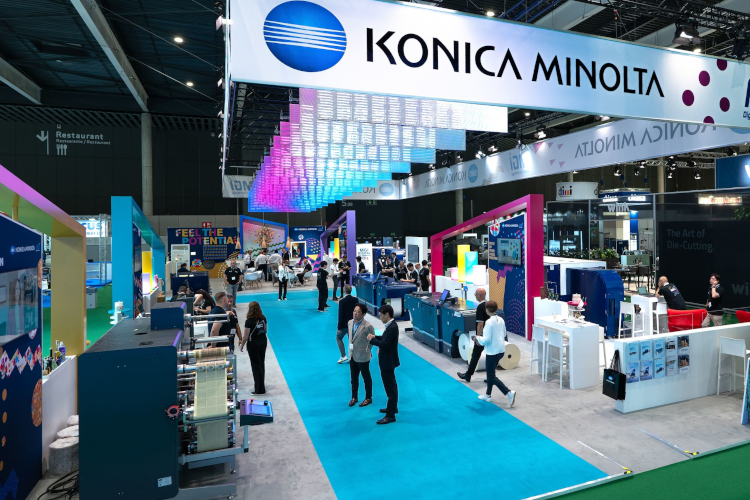 Konica Minolta presentó el prototipo AccurioLabel de próxima generación en Labelexpo