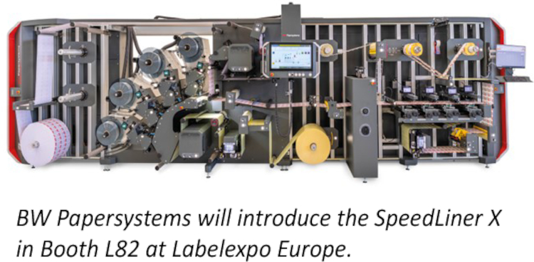 BW Papersystems introduces the SpeedLiner X at Labelexpo Europe 2025