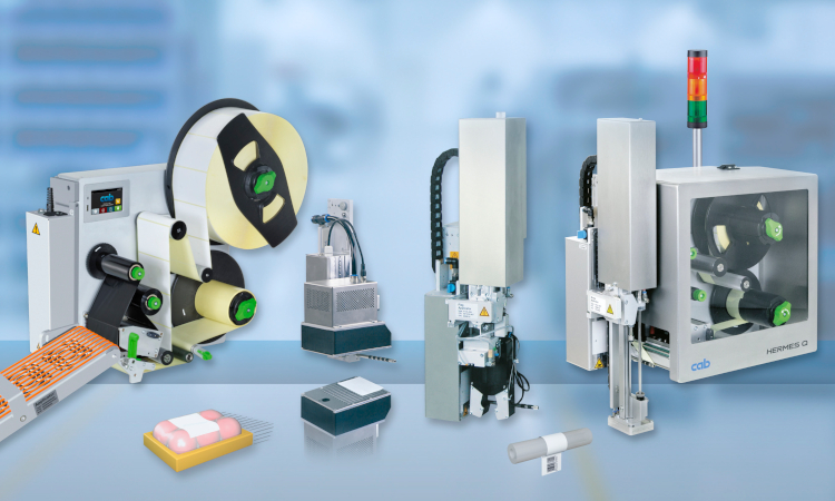 CAB Marking with labels in Labelexpo and Fachpack