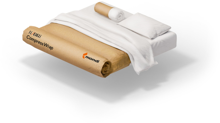 CompressWrap, papel de Mondi, establece nuevos estándares para los colchones de Ekornes