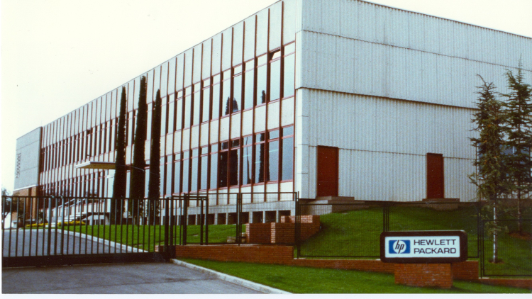 Edificio HP en Terrassa en 1985