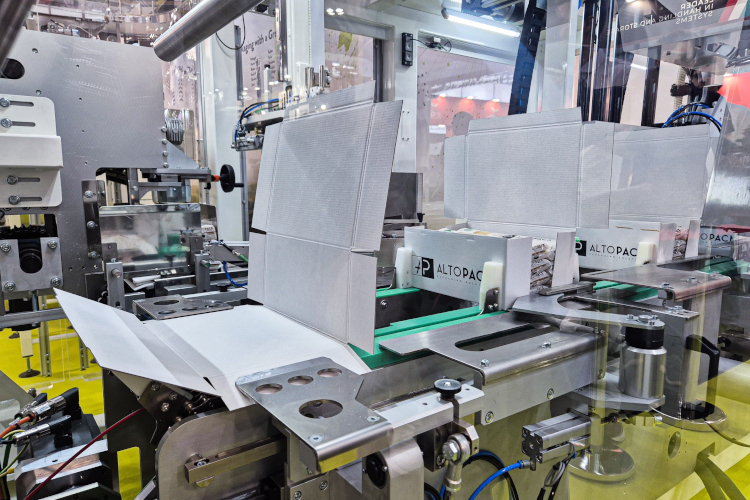 Altopack Relaunches Rolà: the New EcoFriendly Version of the Cartoner Featuring Electro-Adhesive Layer Technology