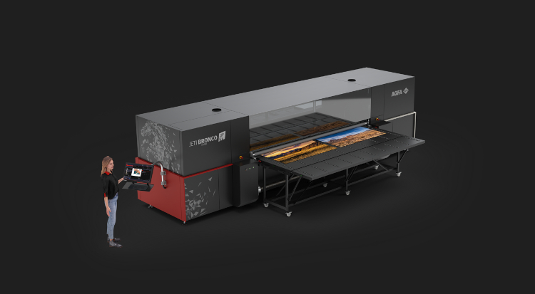 Agfa empowers innovation with inkjet showcase and Jeti Bronco H3300 HS debut at PRINTING United Expo 2025