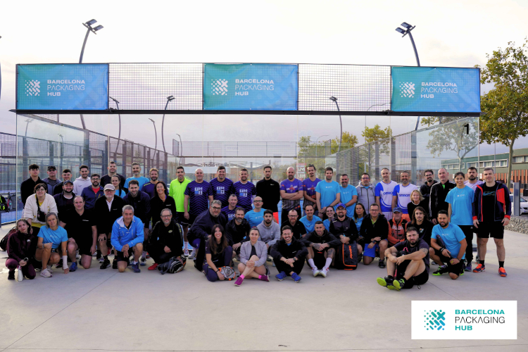 El Barcelona Packaging Hub celebra con éxito la 1ª edición de su Torneo de Pádel