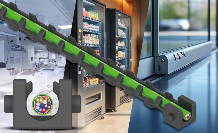 igus desarrolla sistemas de suministro de energ&iacute;a flexibles y resistentes para cables
