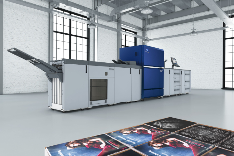 Konica Minolta presenta en C!Print Madrid la prensa digital de nueva generaci&oacute;n AccurioPress C14010S con t&oacute;ner blanco