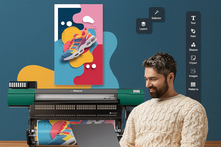Roland DG actualiza Connect Designer y VersaWorks 7 con impresión remota y comunicación visual avanzada