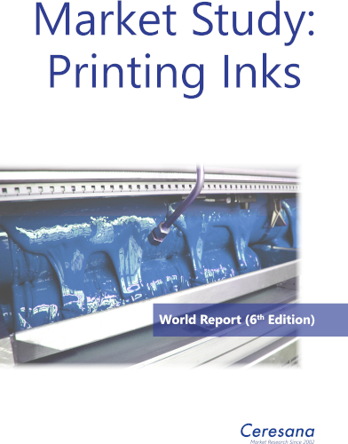 Ceresana pronostica en un estudio que la demanda mundial de tintas de impresión aumentará un promedio del 0,9 % anual hasta 2034