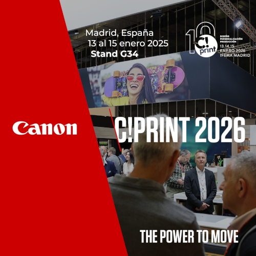 Canon llevar&aacute; a C!Print Madrid 2026 &ldquo;El poder de emocionar&rdquo; de la impresi&oacute;n con una selecci&oacute;n de equipos y ejemplos de aplicaciones reales