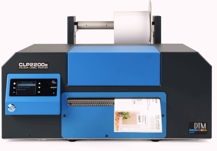 DTM Print presenta la impresora de etiquetas a color DTM CLP2200e