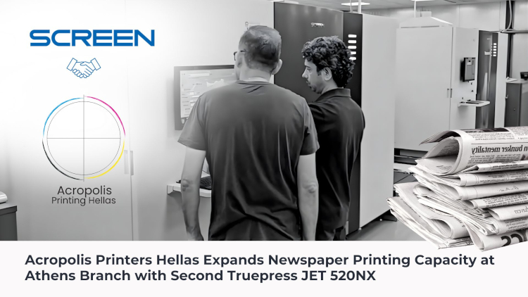 Acropolis Printers Hellas amplía la capacidad de impresiónde periódicos en su planta de Atenas con una segunda Truepress JET 520NX