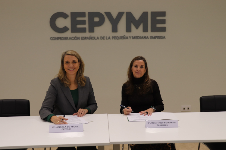CEPYME y Ecoembes refuerzan su colaboraci&oacute;n para impulsar la competitividad de las pymes y su avance hacia la econom&iacute;a circular