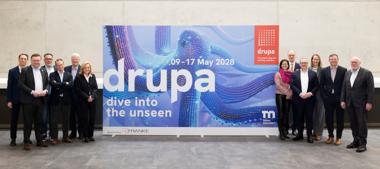 drupa 2028 presenta su nueva identidad de marca como catalizador de soluciones de impresi&oacute;n en red