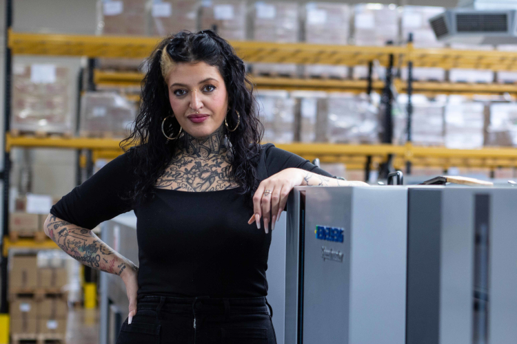 Ana Barroso, Responsable de f&aacute;brica en Hispagraf