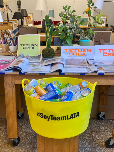 La Lata de Bebidas, envase elegido por la asociaci&oacute;n TETU&Aacute;N CREA