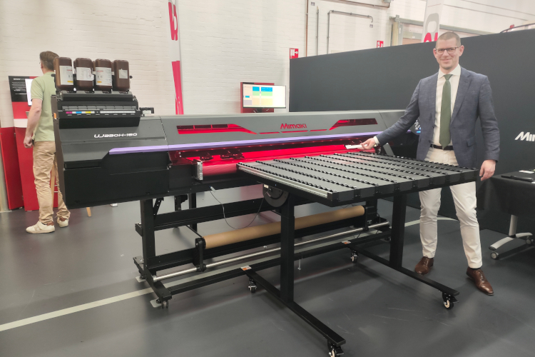 Arjen Evertse, director de ventas de Mimaki Europe