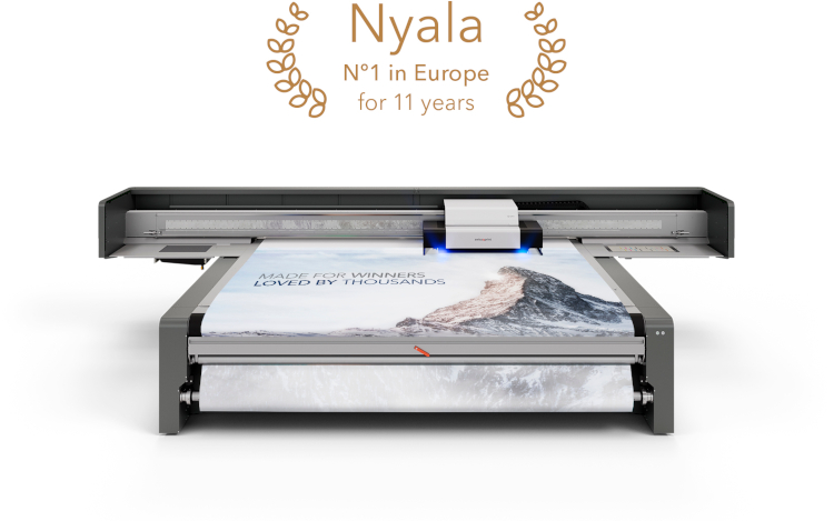 La impresora de mesa plana Nyala contin&uacute;a su trayectoria de &eacute;xito