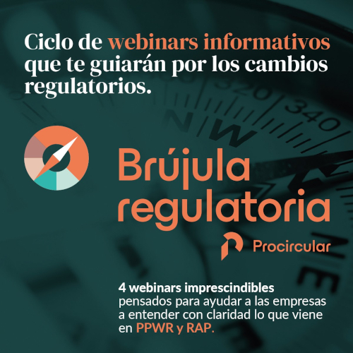 Procircular lanza un ciclo de webinars para ayudar a las empresas a anticiparse al nuevo Reglamento de envases (PPWR)