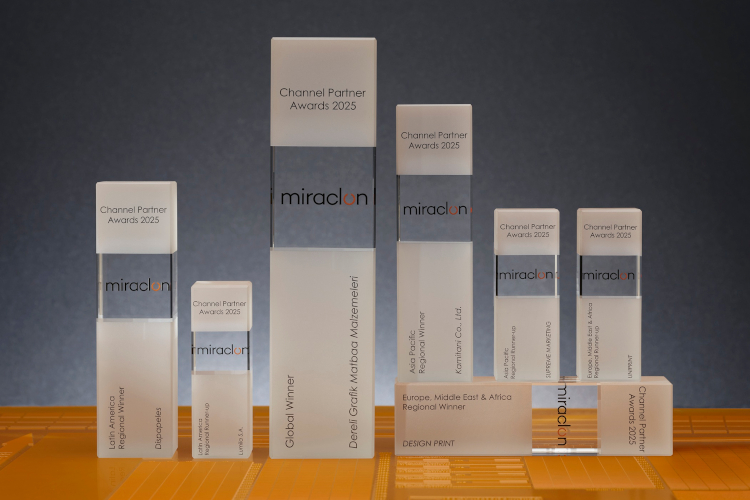 Miraclon anuncia los ganadores de los premios anuales Global Channel Partner Awards