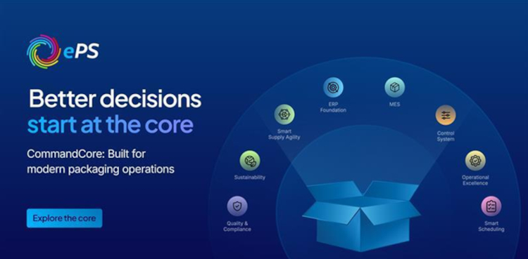 ePS launches CommandCore&trade; to unify packaging operations