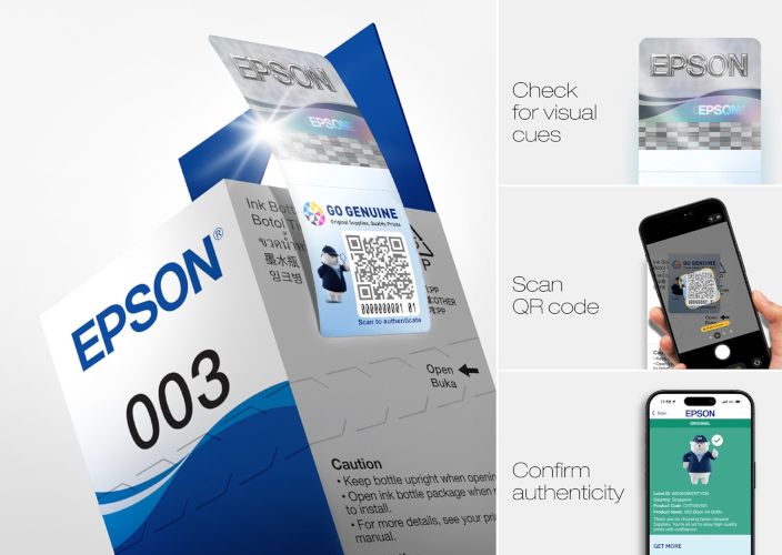 Epson y la marca KURZ SCRIBOS colaboran en una solución avanzada de protección de marca