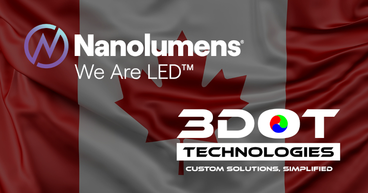 Nanolumens Partners With 3Dot Technologies to Expand Presence in Canada