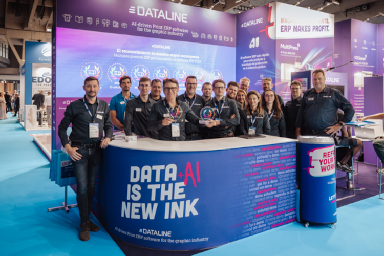 Dataline gana dos EDP Awards 2026 en la FESPA Barcelona Doble reconocimiento internacional para EcoPrint Score y FlowmAIte Barcelone, 20 de mayo de 2026