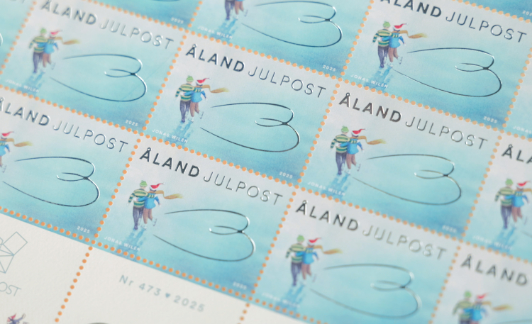 Cartor’s security print expertise recognised through prize-winning Åland Post stamp