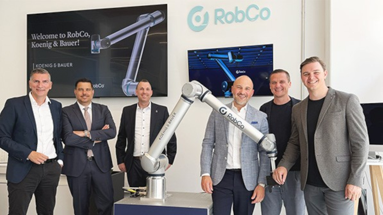Koenig & Bauer and RobCo launch the next stage of industrial evolution with no-code robotics