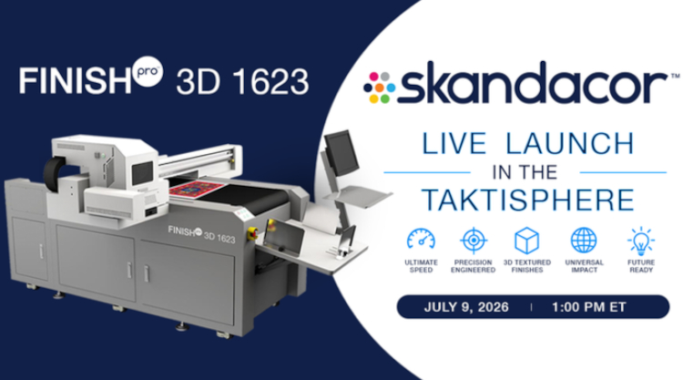 Skandacor to unveil under $70K FINISHpro 3D 1623 during live launch event
