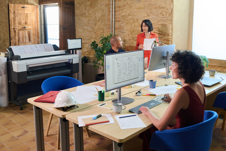 HP presenta las impresoras DesignJet T1600 Plus Edition y T2600 MFP Plus Edition I Build Connected® para conectar los flujos de trabajo del sector AEC